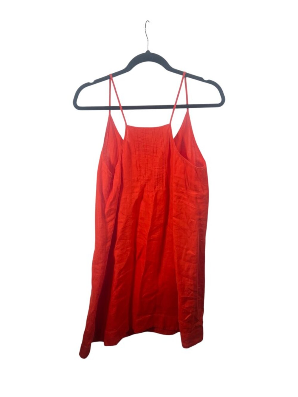 Eileen Fisher Dress Set Womens M Irish Linen Cami Pintuck Coastal Minimalist - Picture 5 of 9